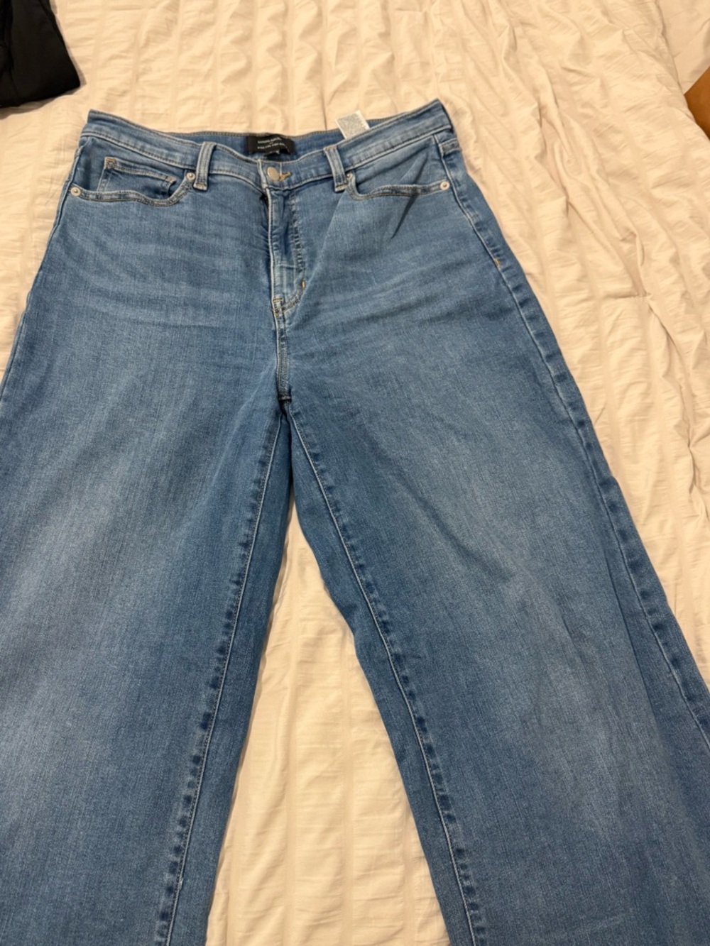 Banana Republic Wide-Leg Jeans in Light Blue Wash